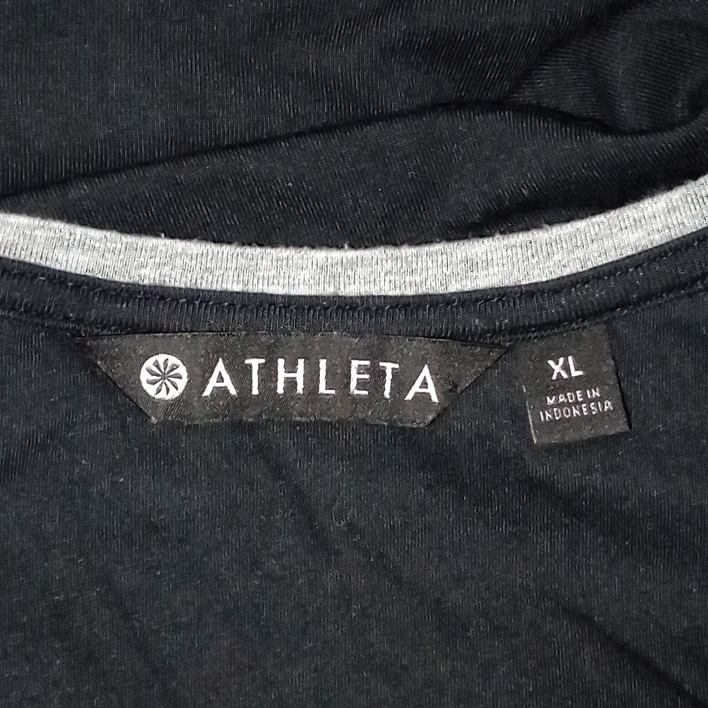 Athleta Carefree Long Sleeve Dress Black - Picture 4 of 5
